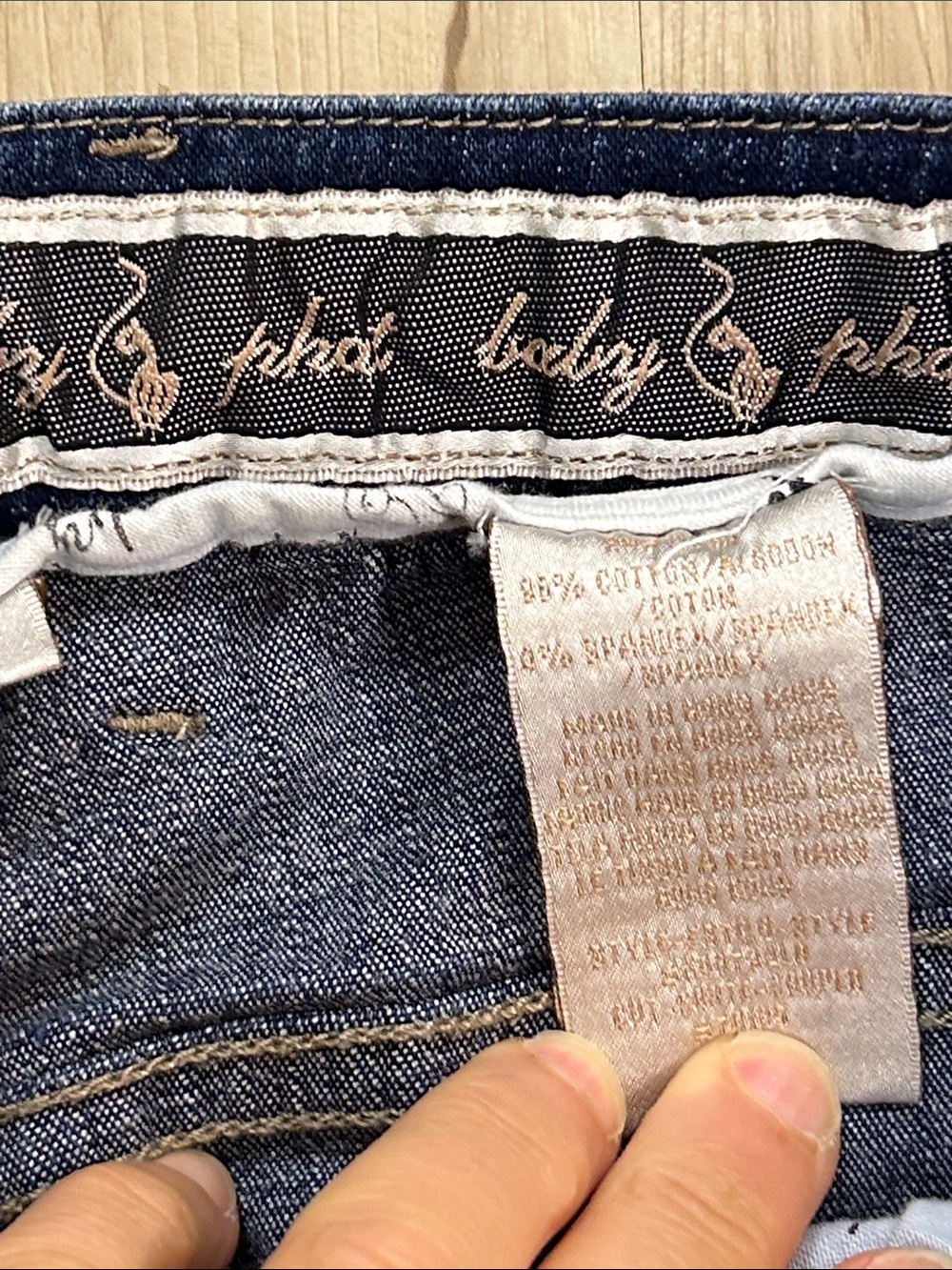 Baby Phat Dark Blue Flare Jeans image 4